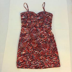 EUC Grass Collections Red and Black Sundress Sz7